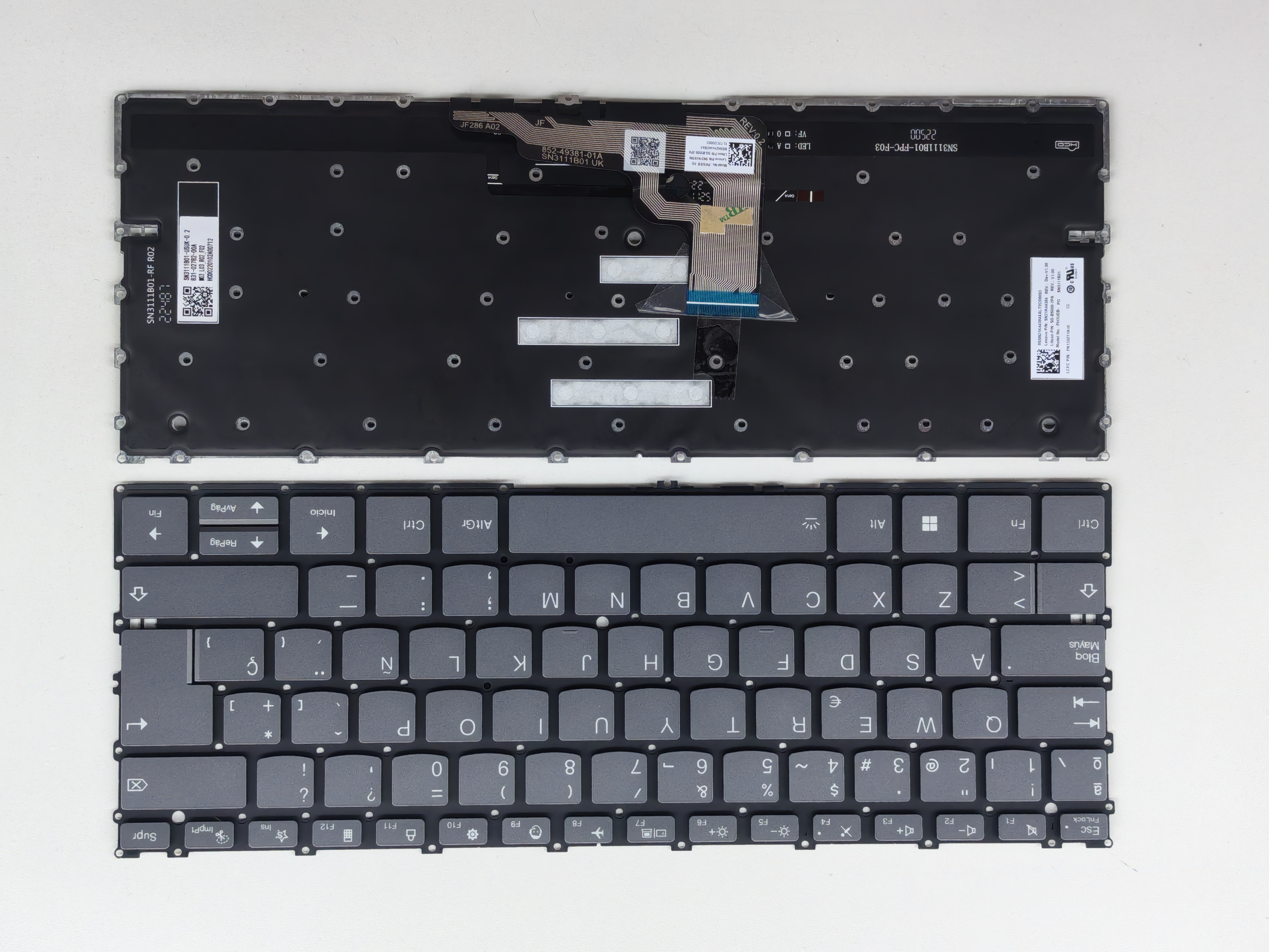 Picture of New Replacement Laptop Keyboard For LENOVO 13X G4/Thinkbook 13x g4 imh Grey Backlit Sp Layout